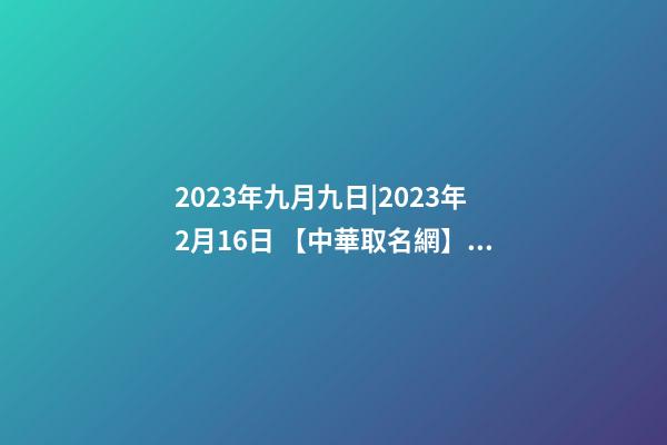 2023年九月九日|2023年2月16日 【中華取名網】與銀川市XX綜合服務有限公司簽約-第1張-公司起名-玄機派